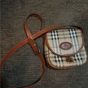 GUC Burberry Checkered Crossbody Bag